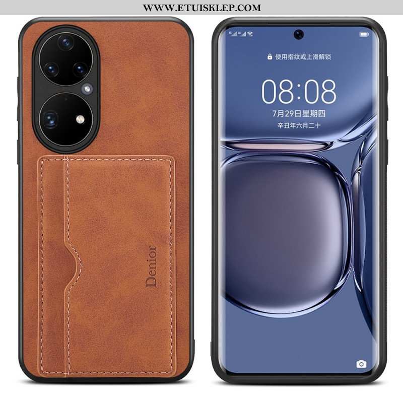 Futerały do Huawei P50 Pro Posiadacz Karty Denior